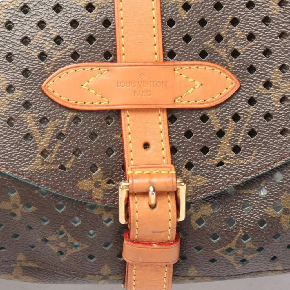 Louis Vuitton Monogram Perforated Saumur 30 Canvas Shoulder Bag M93998